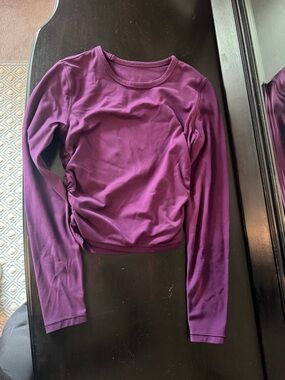 lululemon athletica Deep Plum Long-Sleeve Crew